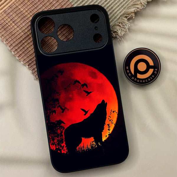 iPhone 17 Pro Max - Wolf Series - Premium Metal Printed soft Bumper shock Proof Case