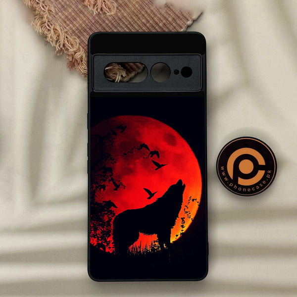 Pixel 7 pro Angel Wings  Design 6 -  Premium Metal  Printed soft Bumper shock Proof Case CS-35746