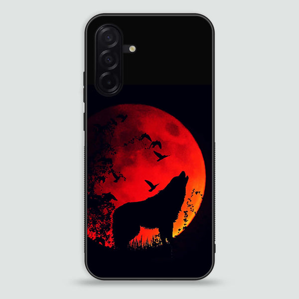 Samsung Galaxy A26 - Wolf Series - Premium Printed Glass soft Bumper shock Proof Case