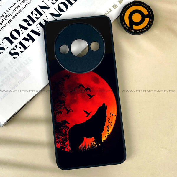 Xiaomi Redmi A3x - Wolf Series - Premium Printed Metal soft Bumper shock Proof Case