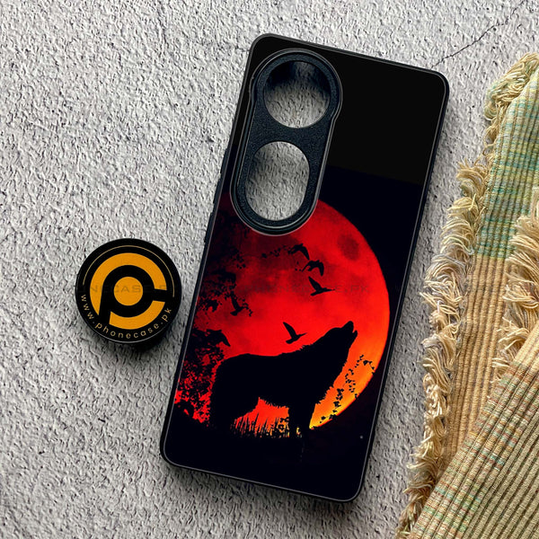 Vivo V40 Pro - Wolf Series - Premium Metal Printed soft Bumper shock Proof Case