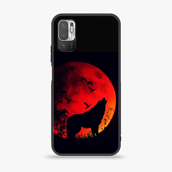 Xiaomi Redmi Note 10 5G - Wolf Series - Premium Printed Glass soft Bumper shock Proof Case