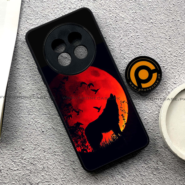 Realme 13 Pro Plus - Wolf Series - Premium Printed Glass soft Bumper shock Proof Case