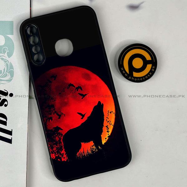 Infinix Hot 8 Lite - Wolf Series - Premium Metal Printed soft Bumper Shock Proof Case