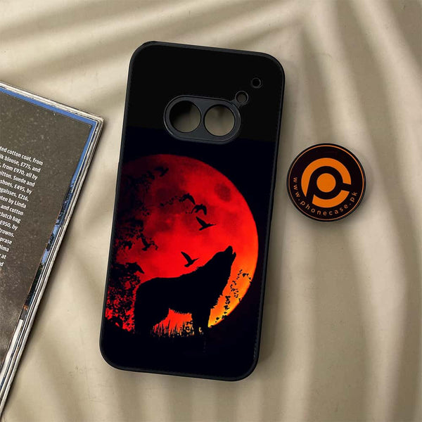 Nothing Phone (2a) - Wolf Series - Premium Metal Printed soft Bumper Shock Proof Case