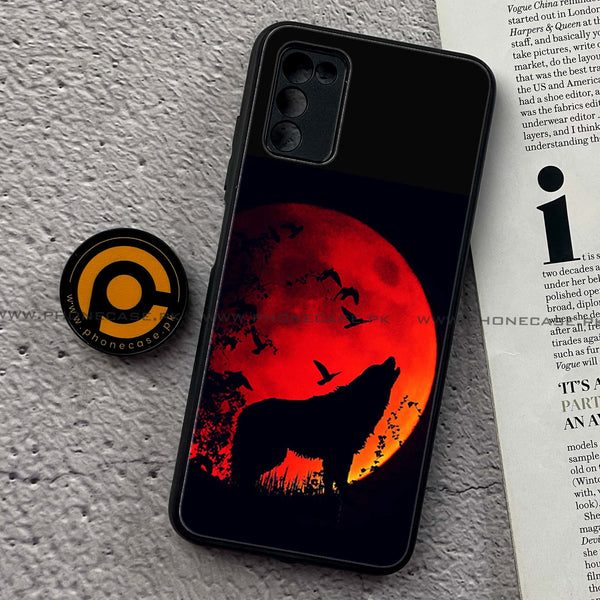 Samsung Galaxy A02s - Wolf Design 1 - Premium Printed Metal soft Bumper shock Proof Case CS-28219