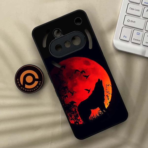 Nothing Phone 3a - Wolf Series - Premium Metal  Printed soft Bumper shock Proof Case