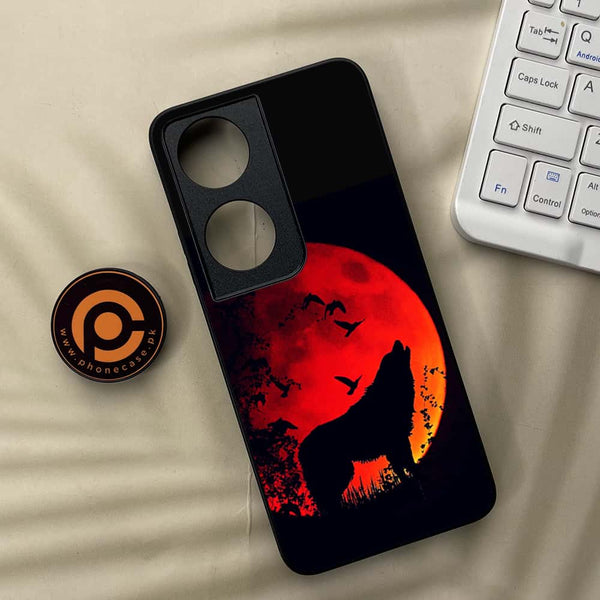 Honor X7b - Wolf Series - Premium Metal  Printed soft Bumper shock Proof Case