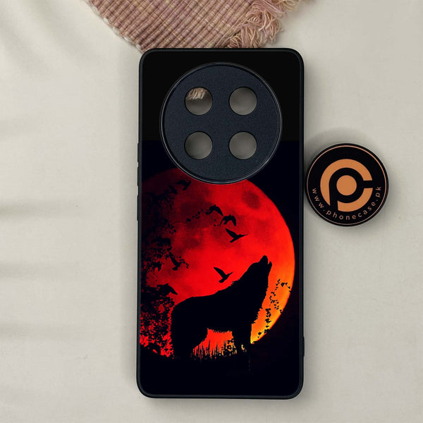 Honor X9c 5G - Wolf Series - Premium Metal Printed soft Bumper shock Proof Case