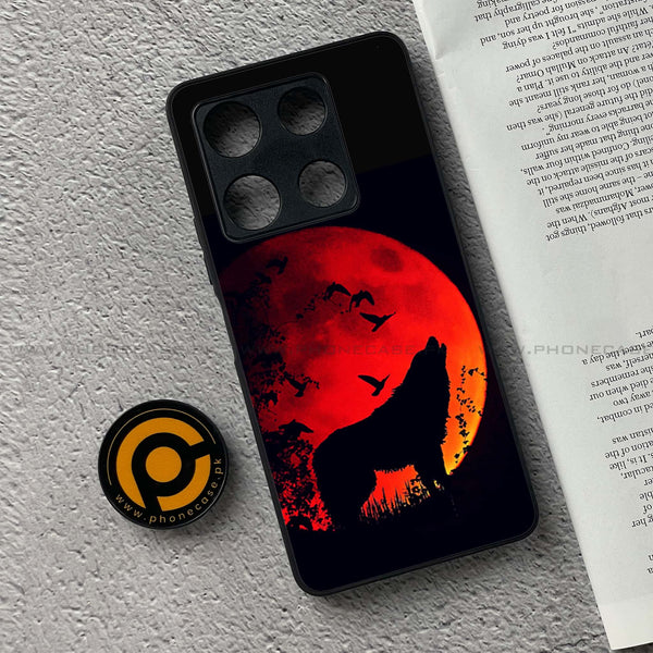 Infinix Note 30 Pro - Wolf Series - Premium Metal Printed soft Bumper shock Proof Case