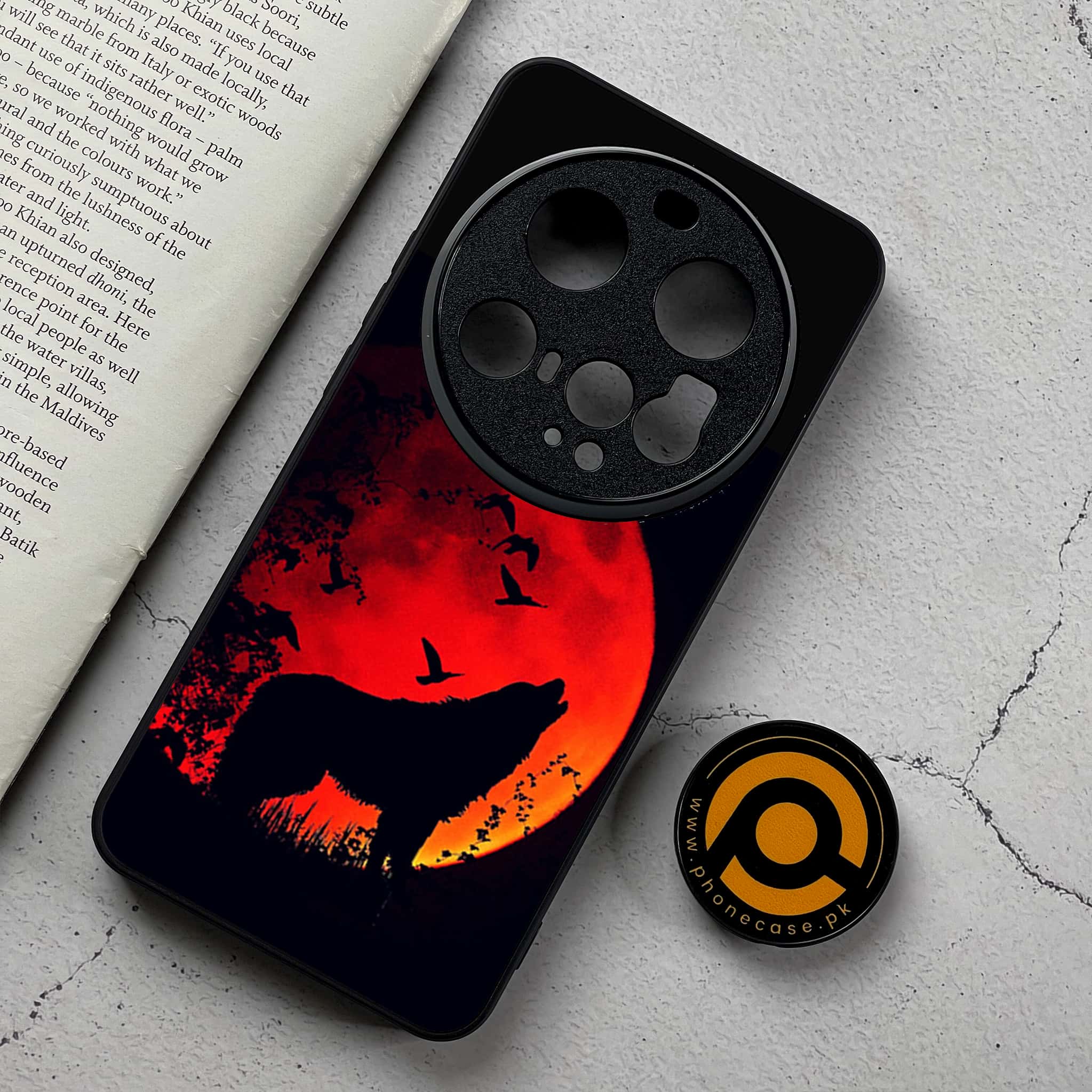 Xiaomi 15 Ultra - Wolf Series - Premium Metal Printed Soft Bumper Shockproof Case