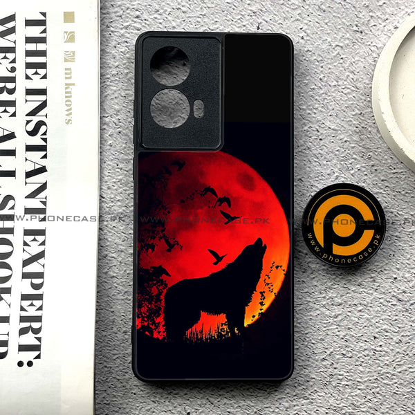 Moto G85 - Wolf Series - Premium Printed Glass soft Bumper shock Proof Case