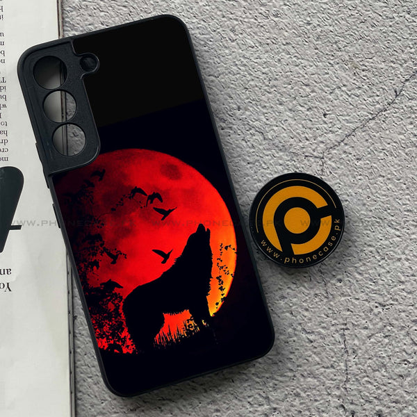 Samsung Galaxy S22 - Wolf Series - Premium Metal Printed soft Bumper shock Proof Case