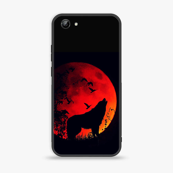 Vivo Y71 - Wolf Series - Premium Printed Glass soft Bumper shock Proof Case