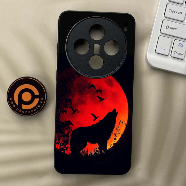 Vivo X200 - Wolf Series - Premium Metal  Printed soft Bumper shock Proof Case