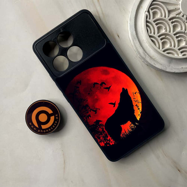 Xiaomi Poco F6 Pro - Wolf Series - Premium Metal Printed soft Bumper shock Proof Case