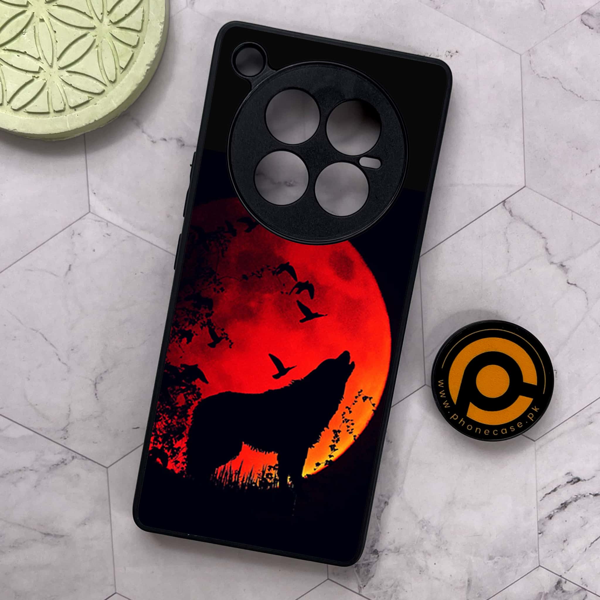 Infinix Zero 40 5G - Wolf Series - Premium Metal Printed soft Bumper shock Proof Case
