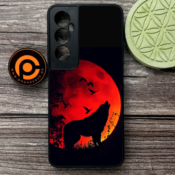 Realme C65  - Wolf Series - Premium Metal Printed soft Bumper shock Proof Case
