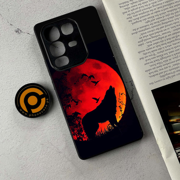 Infinix Note 50 Pro Plus - Wolf Series - Premium Metal Printed Soft Bumper Shockproof Case