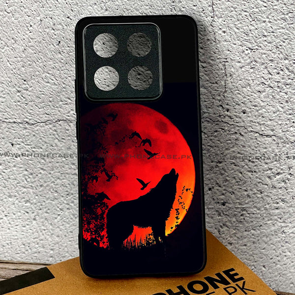 Xiaomi 14T - Wolf Series - Premium Printed Glass soft Bumper shock Proof Case