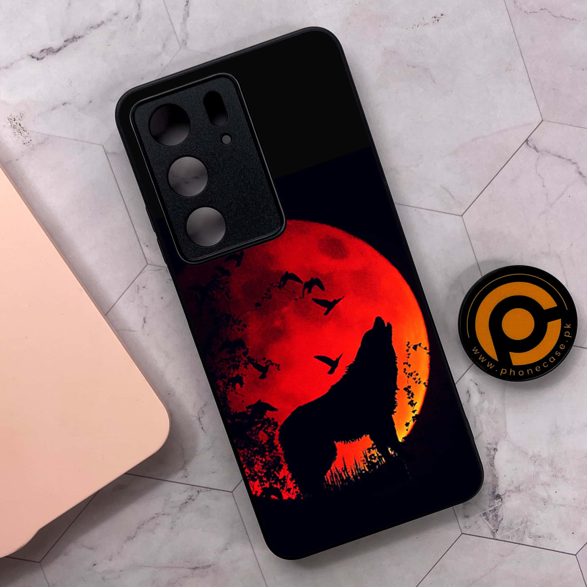 Realme C75x 4G - Wolf Series - Premium Metal Printed soft Bumper shock Proof Case