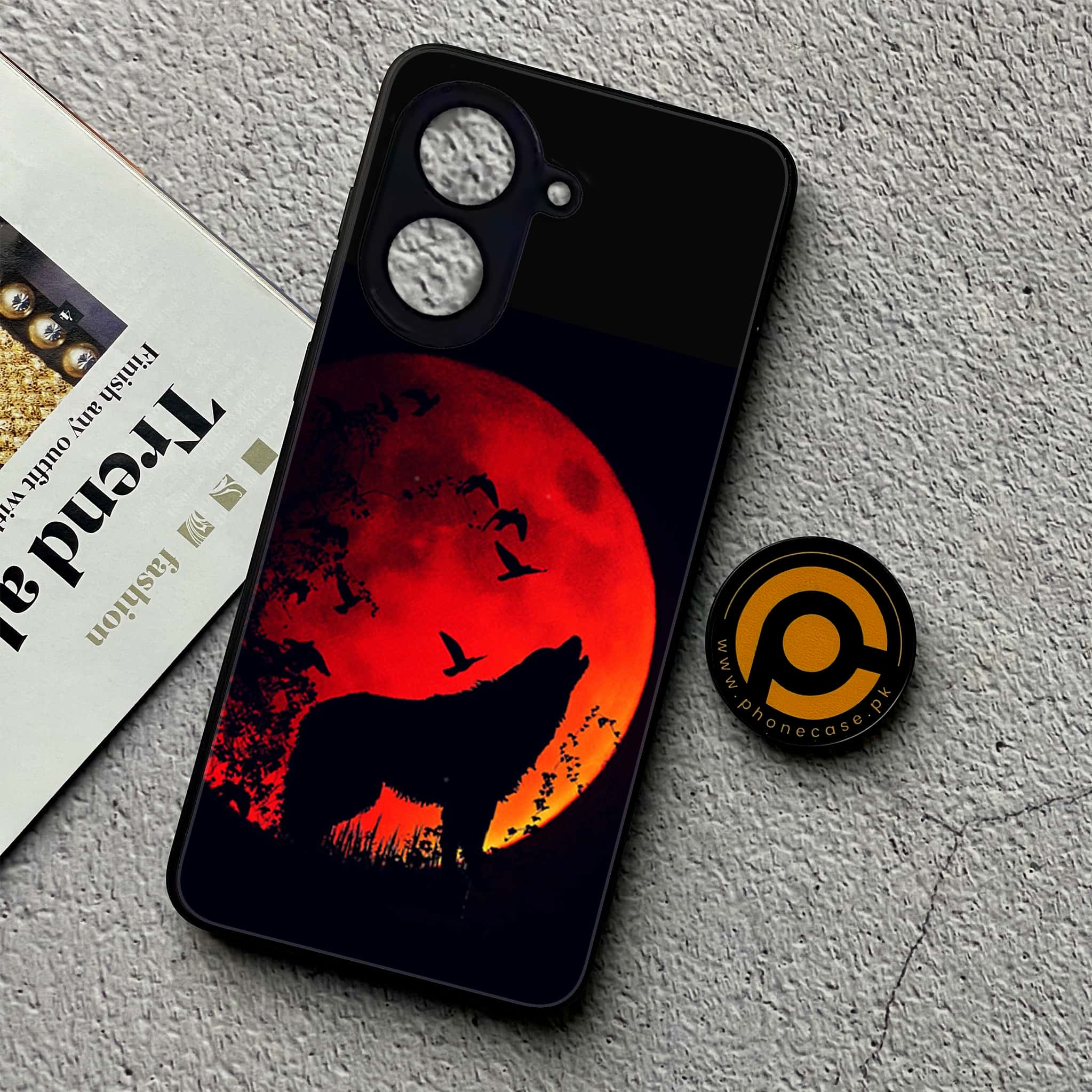 Xiaomi Redmi A5 - Wolf Series - Premium Metal Printed soft Bumper shock Proof Case