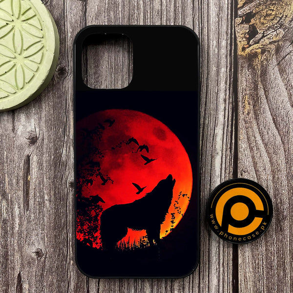 iPhone 12 - Wolf Series - Premium Metal Printed soft Bumper shock Proof Case