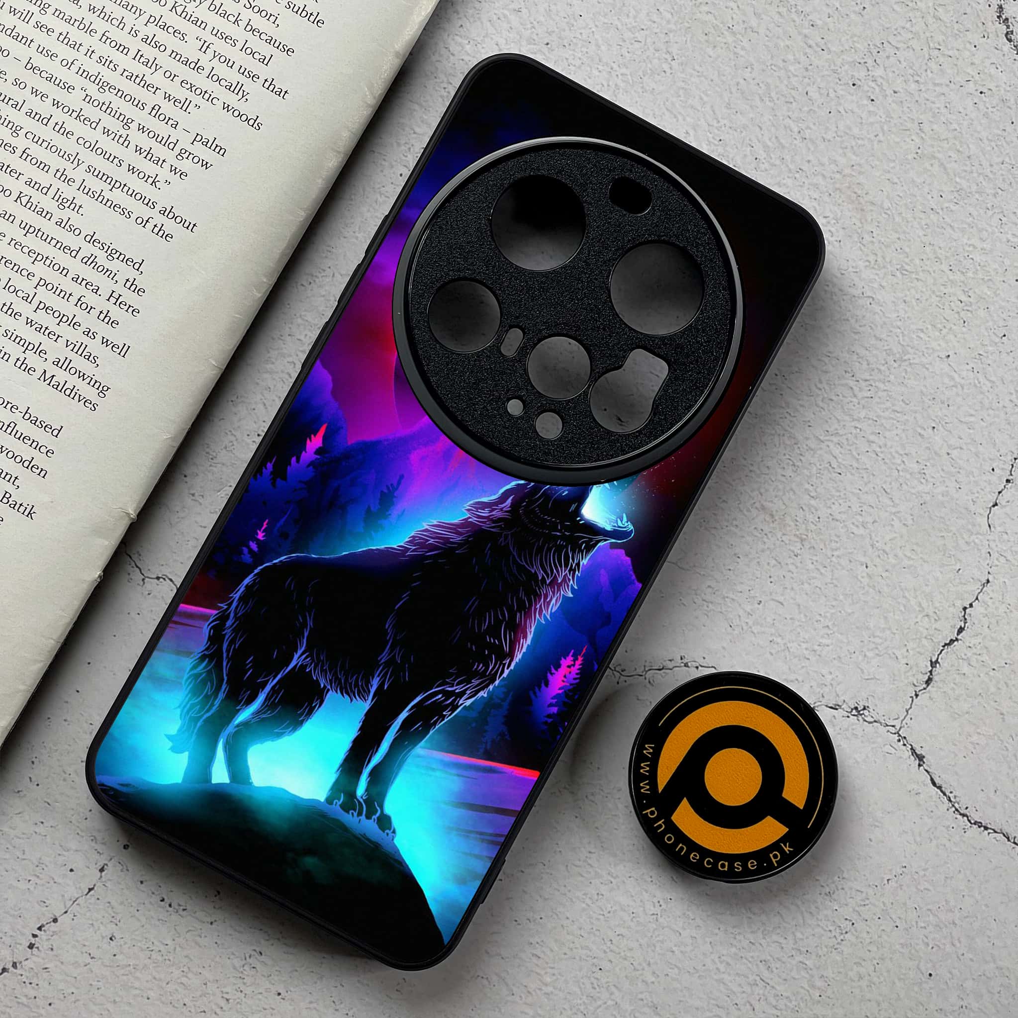 Xiaomi 15 Ultra - Wolf Series - Premium Metal Printed Soft Bumper Shockproof Case