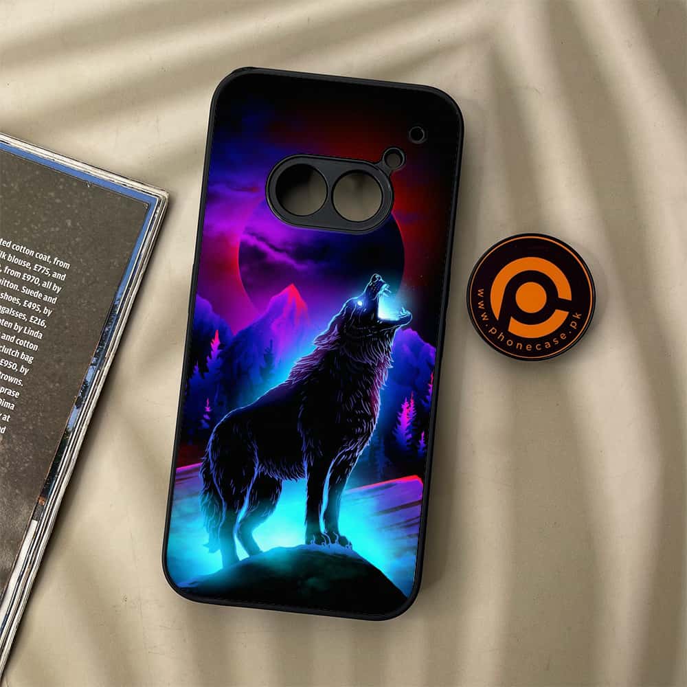 Nothing Phone (2a) - Wolf Series - Premium Metal Printed soft Bumper Shock Proof Case