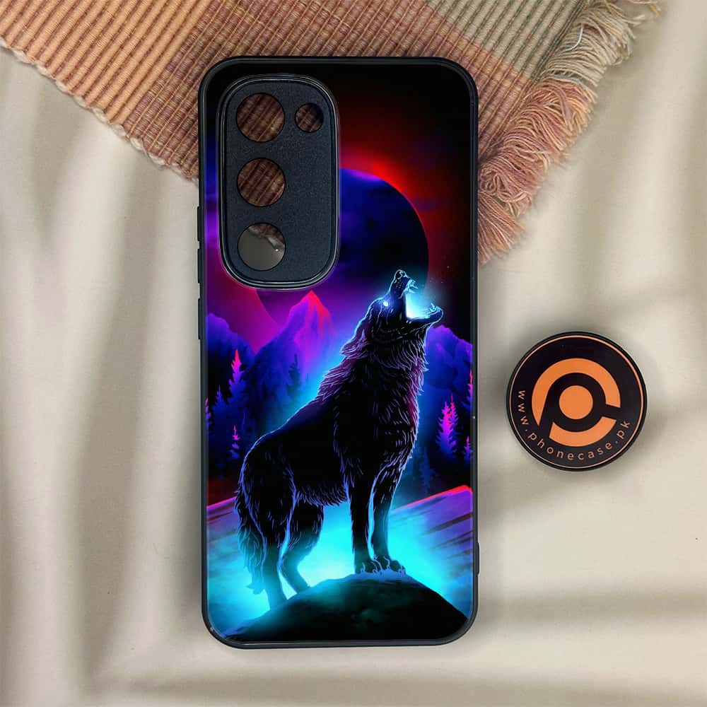 Tecno Spark 40 Pro Plus - Wolf Series - Premium Metal Printed soft Bumper shock Proof Case