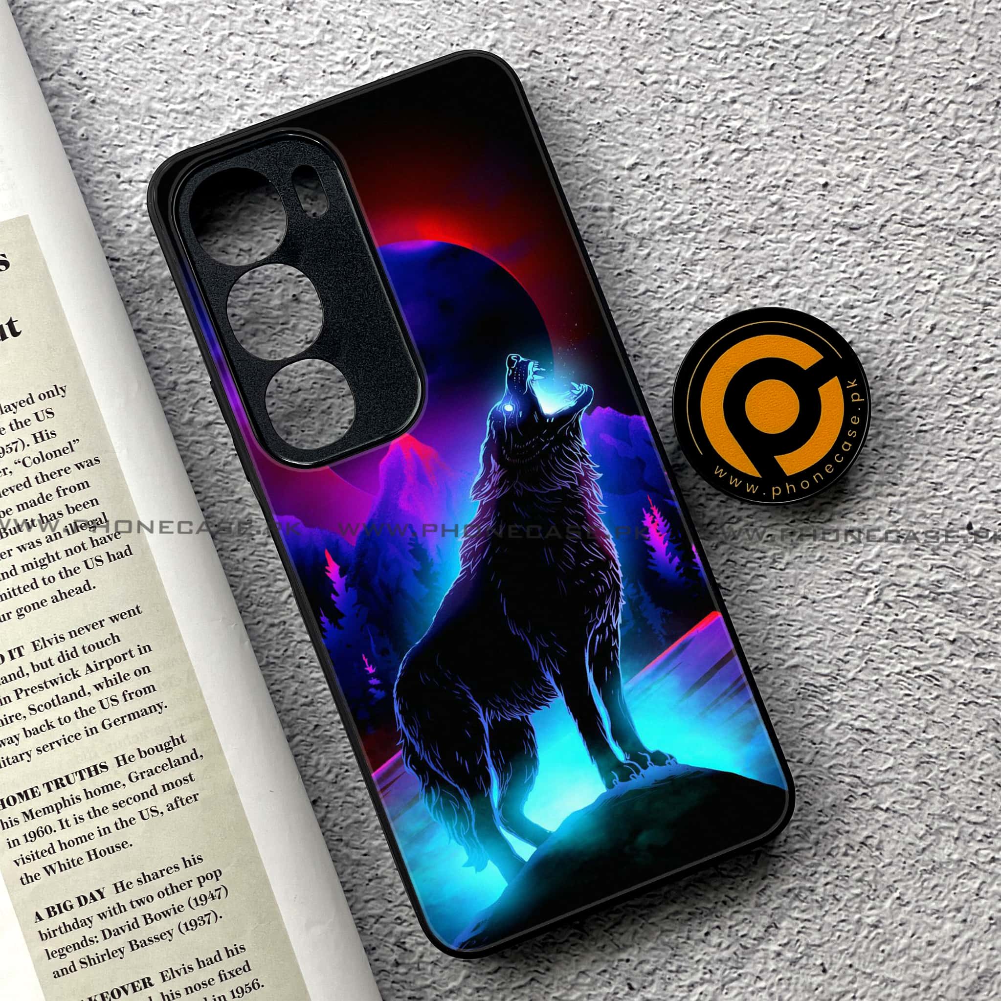 Vivo Y19s Pro - Wolf Series - Premium Metal Printed soft Bumper shock Proof Case