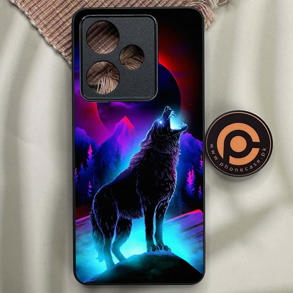 Realme GT 7 - Wolf Series - Premium Metal Printed soft Bumper shock Proof Case