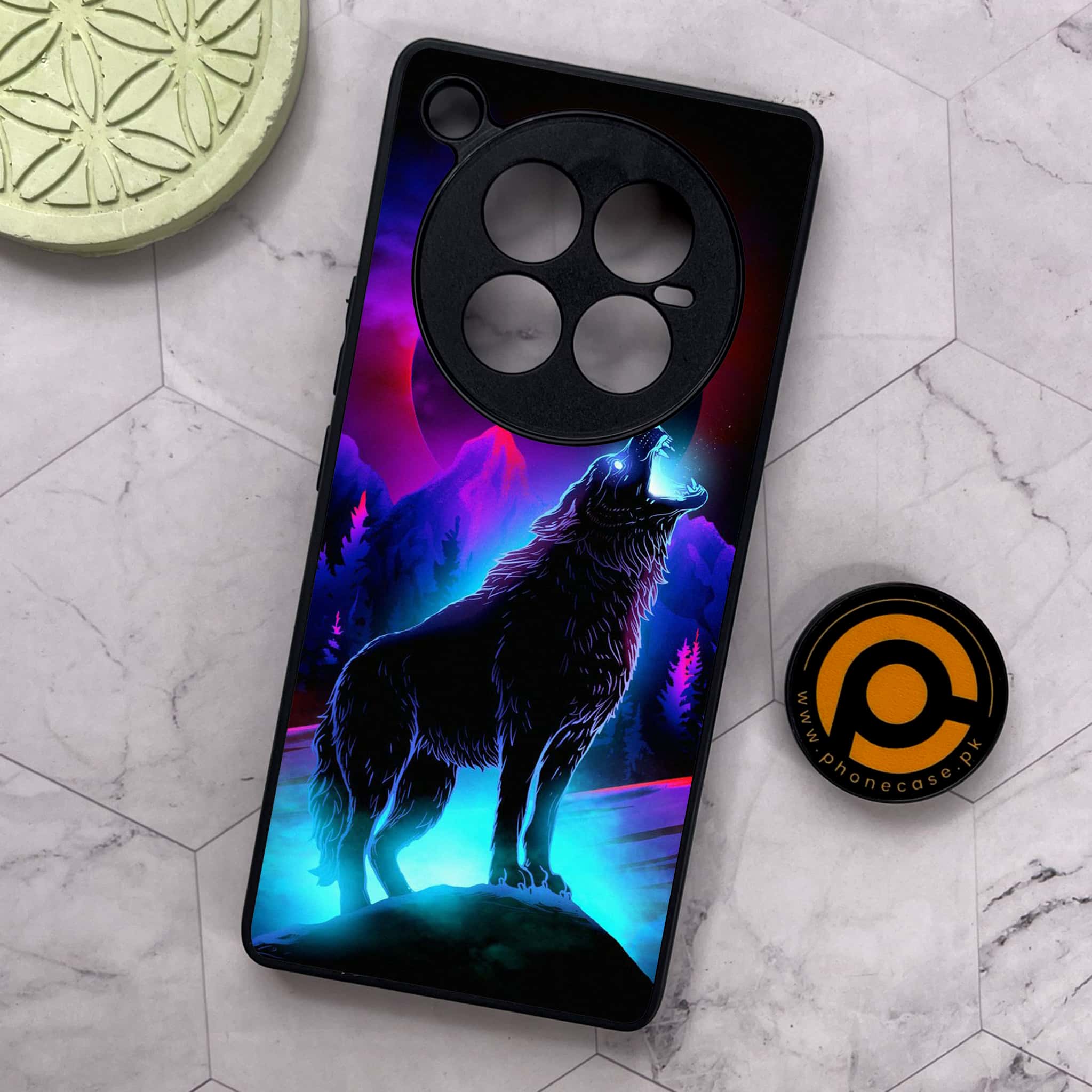 Infinix Zero 40 5G - Wolf Series - Premium Metal Printed soft Bumper shock Proof Case