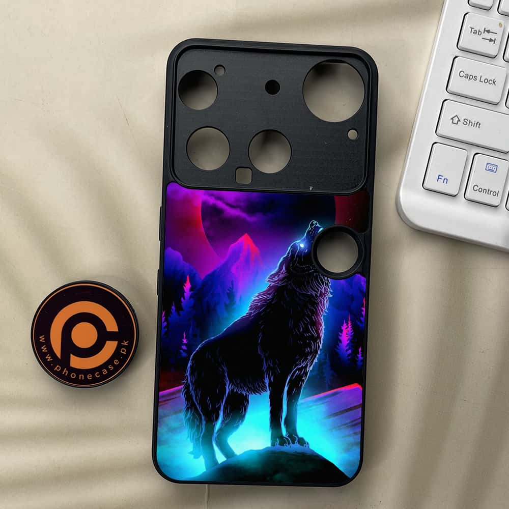 Nothing Phone 3 - Wolf Series - Premium Metal  Printed soft Bumper shock Proof Case
