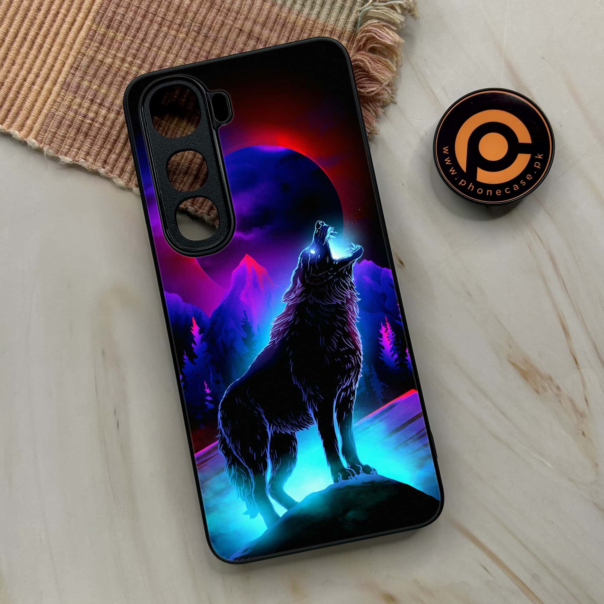 Vivo Y400 - Wolf Series - Premium Metal Printed soft Bumper shock Proof Case