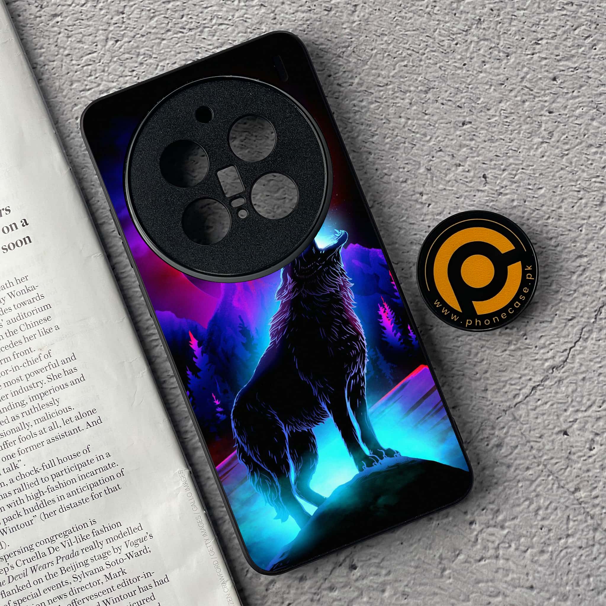 Vivo X200 Pro - Wolf Series - Premium Metal  Printed soft Bumper shock Proof Case