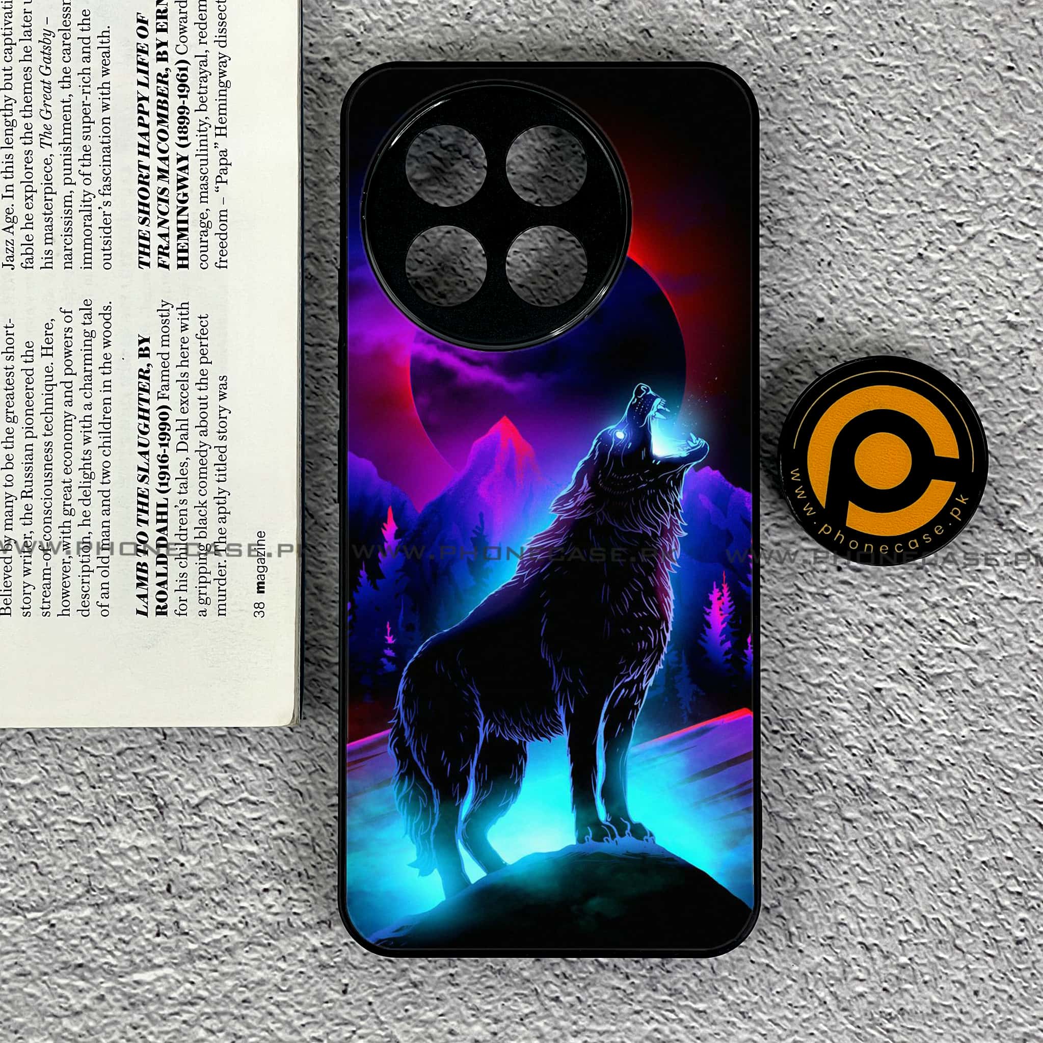OnePlus Ace 5 - Wolf Series - Premium Metal Printed soft Bumper shock Proof Case