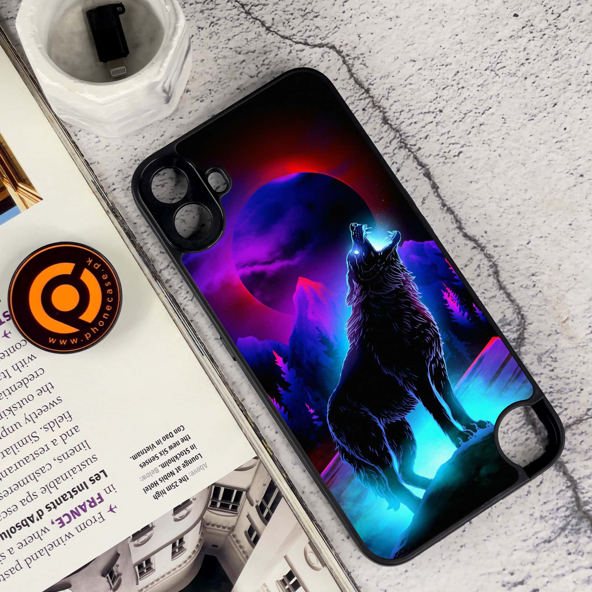 Nothing CMF Phone 1 - Wolf Series - Premium Metal Printed soft Bumper Shock Proof Case