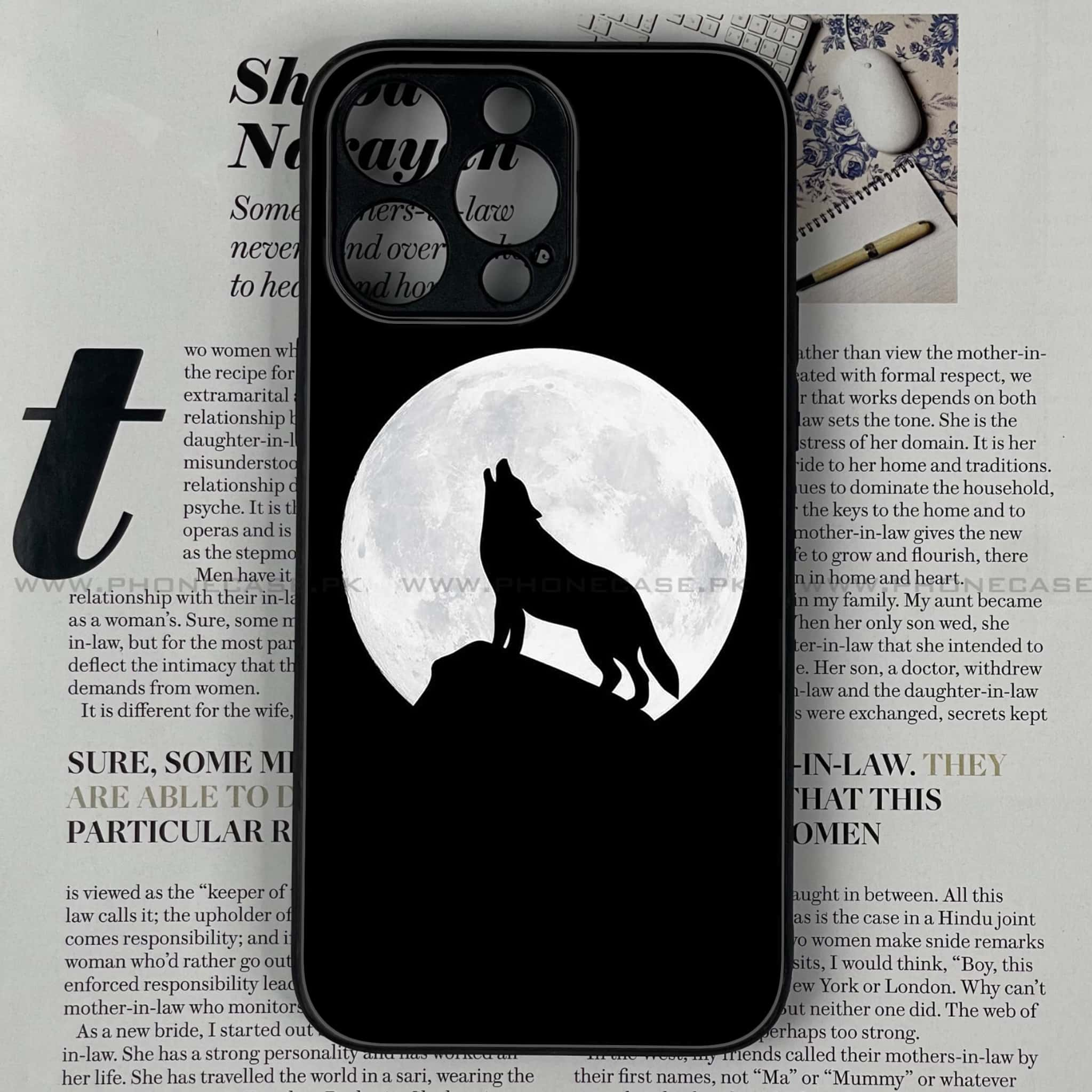 iPhone 11 Pro - Wolf Series - Premium Printed Glass soft Bumper shock Proof Case