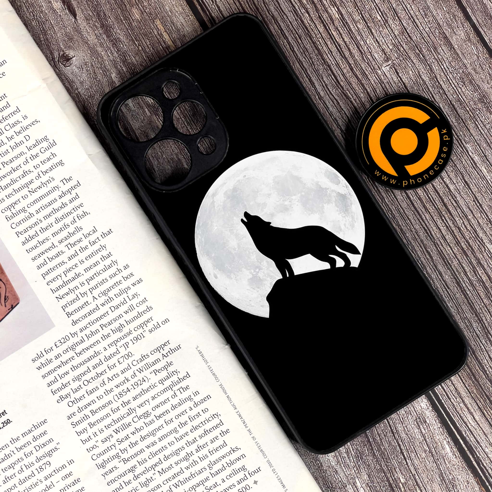 Xiaomi Redmi 12 - Wolf Series - Premium Printed Glass soft Bumper shock Proof Case