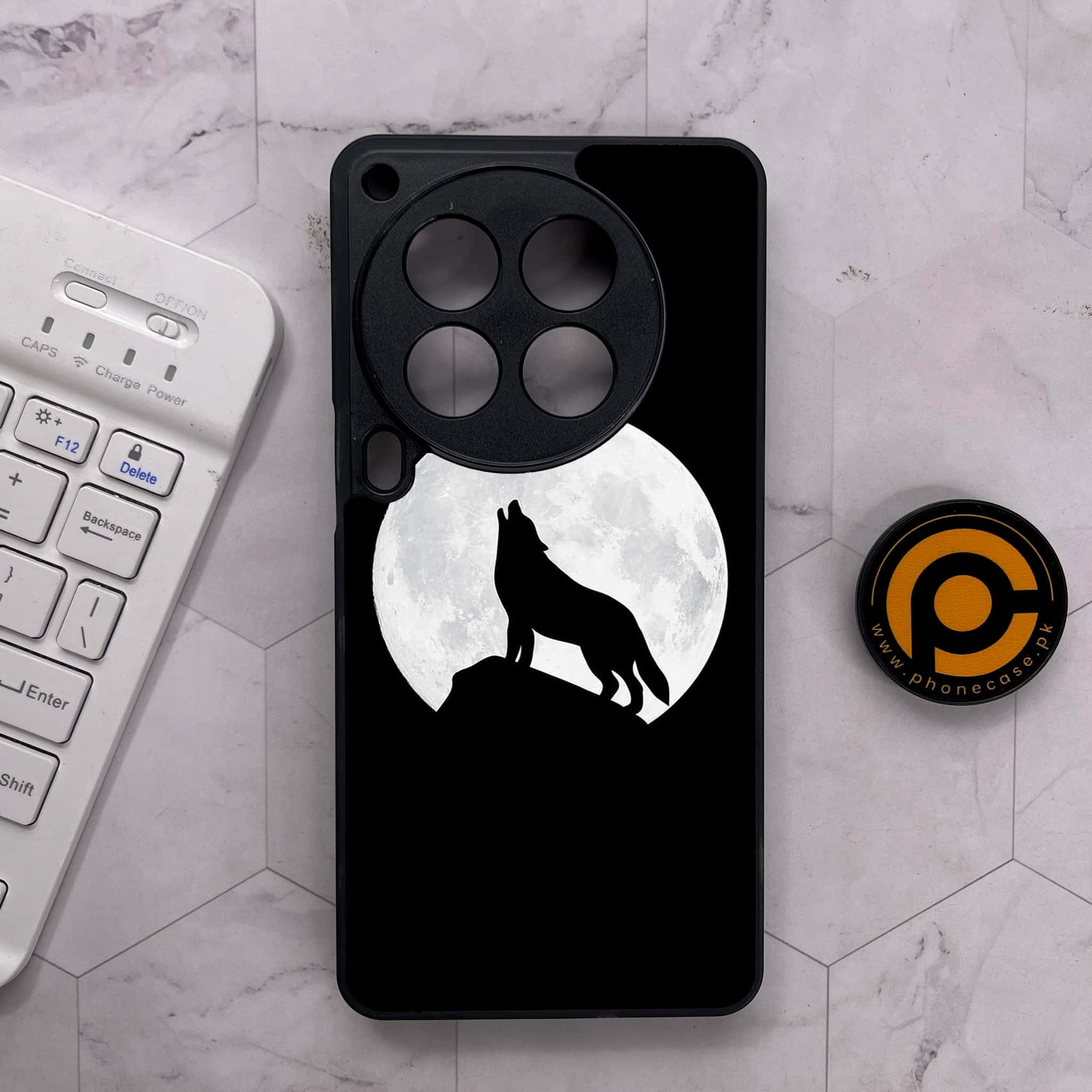 Tecno Camon 30 Premier - Wolf Series - Premium Metal Printed soft Bumper shock Proof Case