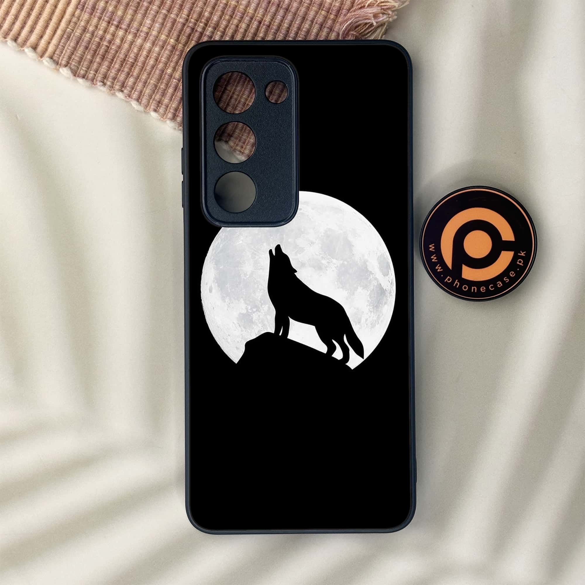 Oppo A5 2025 - Wolf Series - Premium Metal Printed soft Bumper shock Proof Case