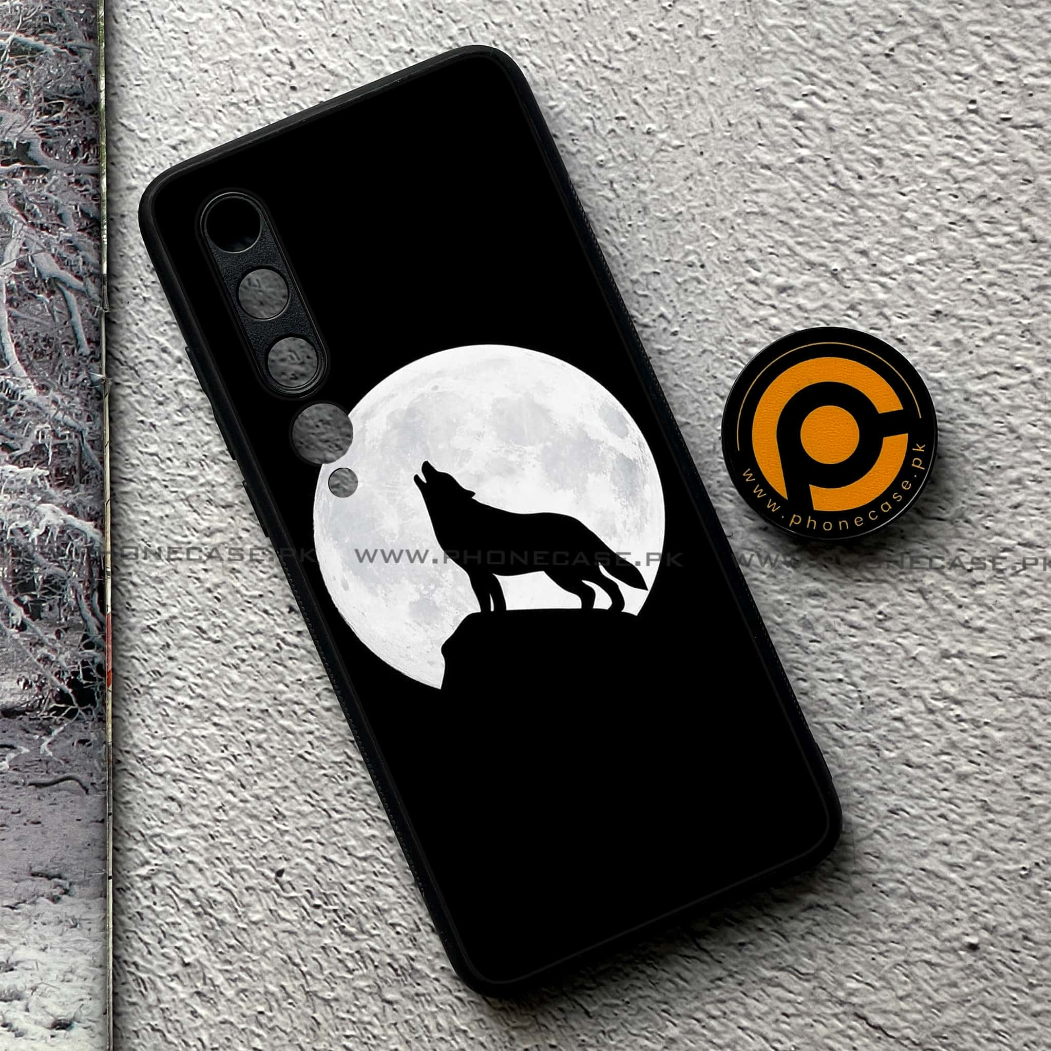 Xiaomi Mi 10 - Wolf Series - Premium Printed Glass soft Bumper shock Proof Case