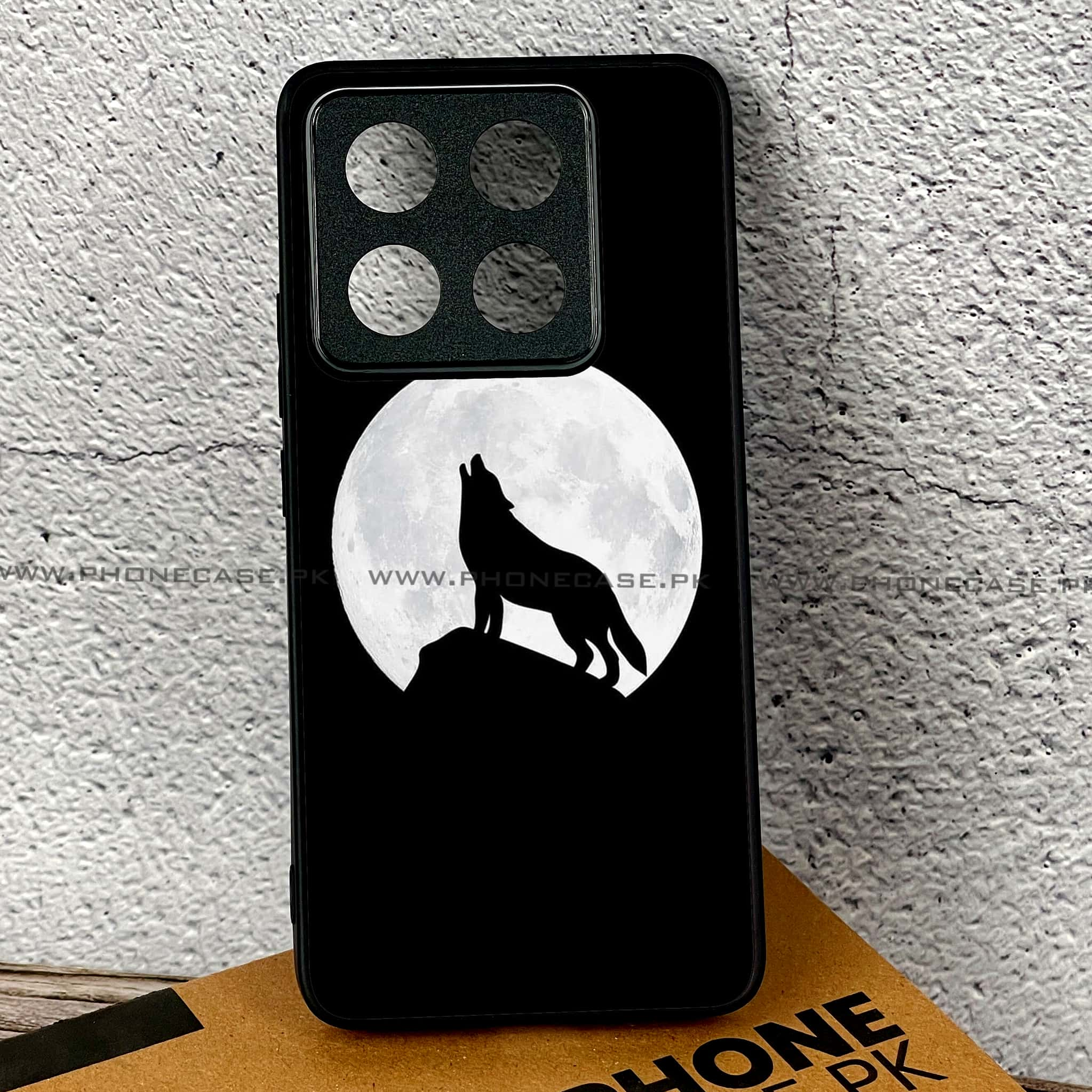 Xiaomi 14T Pro - Wolf Series - Premium Printed Glass soft Bumper shock Proof Case