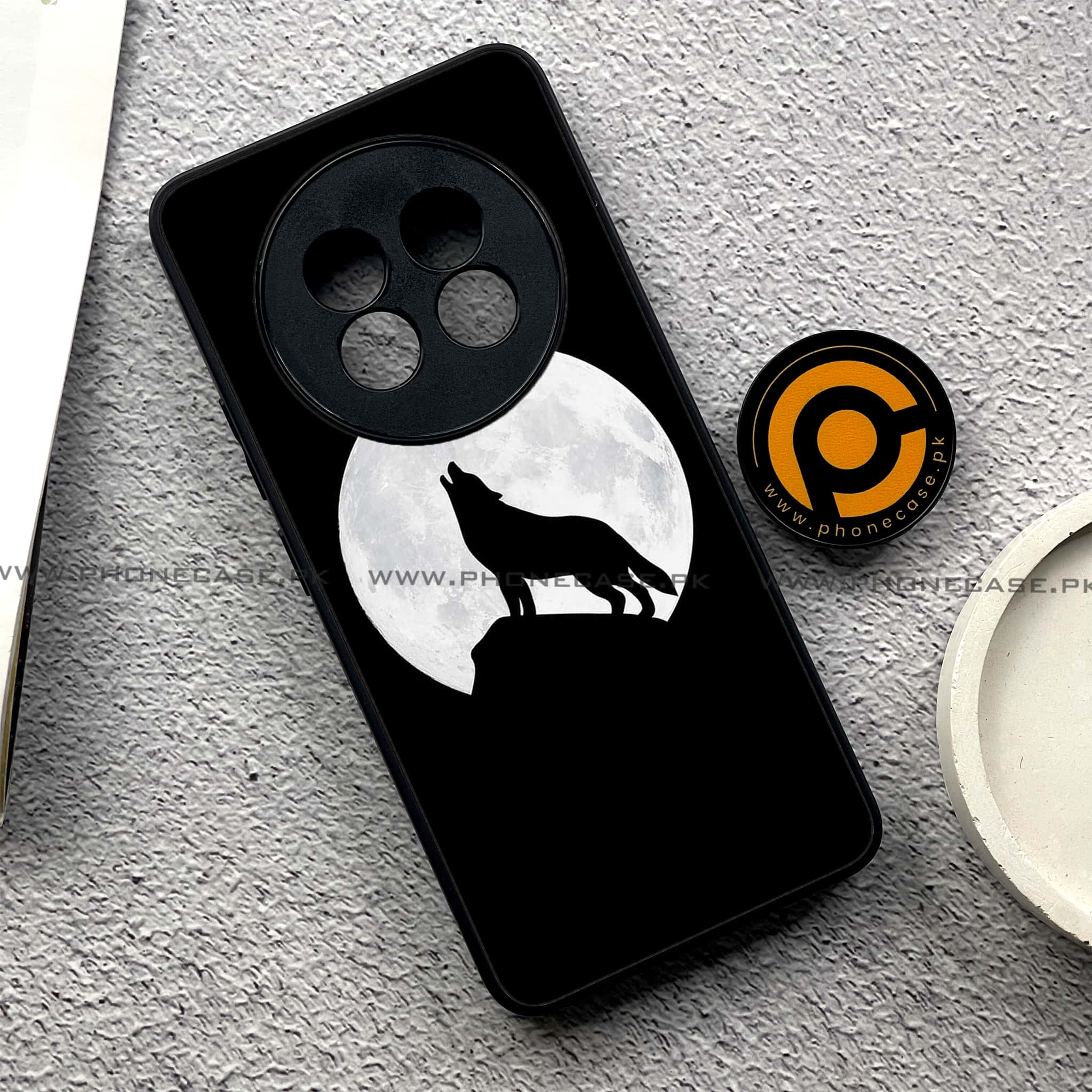 Realme 13 Pro Plus - Wolf Series - Premium Printed Glass soft Bumper shock Proof Case