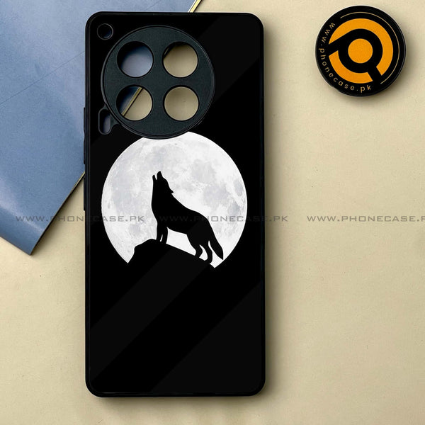 Tecno Camon 30 - Wolf Series -  Design 3  Premium Printed Metal soft Bumper shock Proof Case  CS-18897