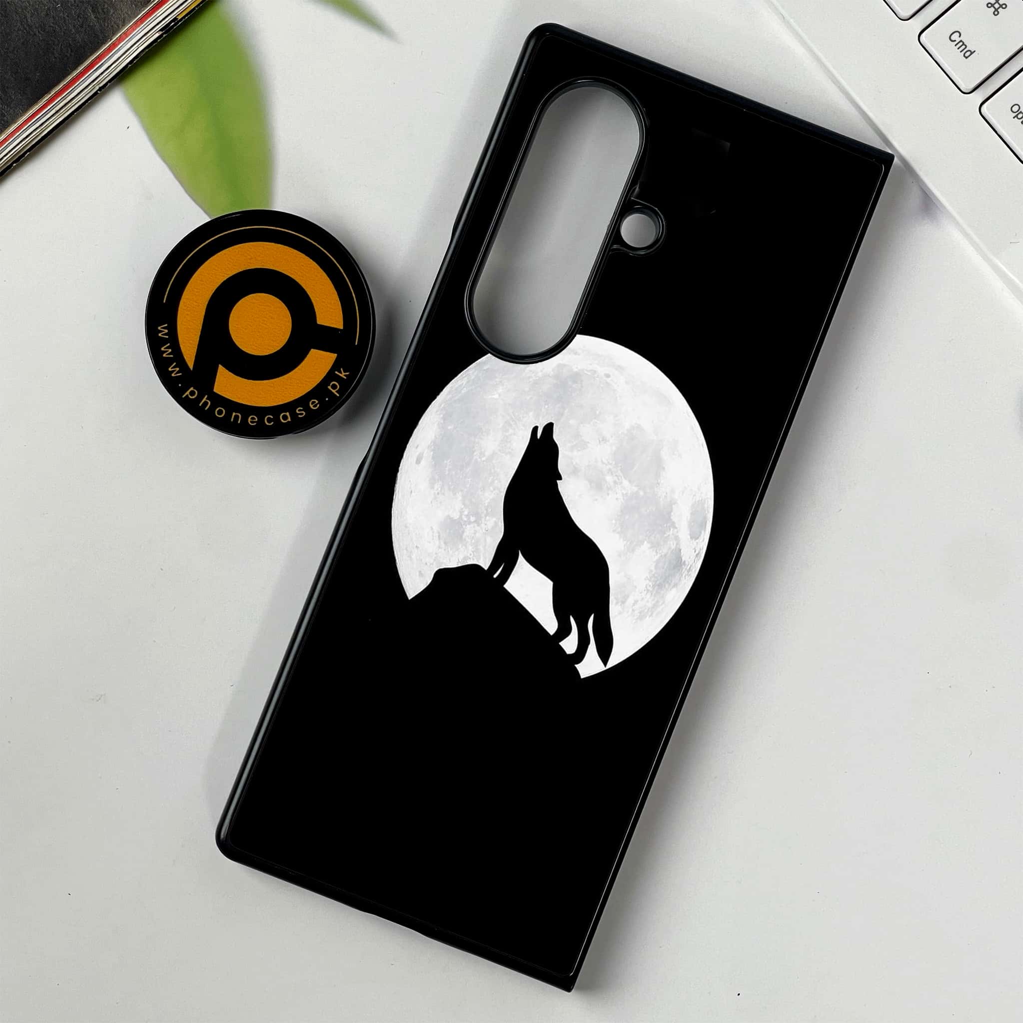 Samsung Galaxy Z Fold 7 - Wolf Series - Premium Metal Printed soft Bumper shock Proof Case