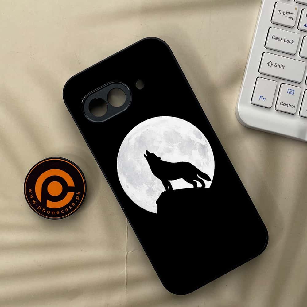 Google Pixel 9a - Wolf Series - Premium Metal Printed soft Bumper Shock Proof Case