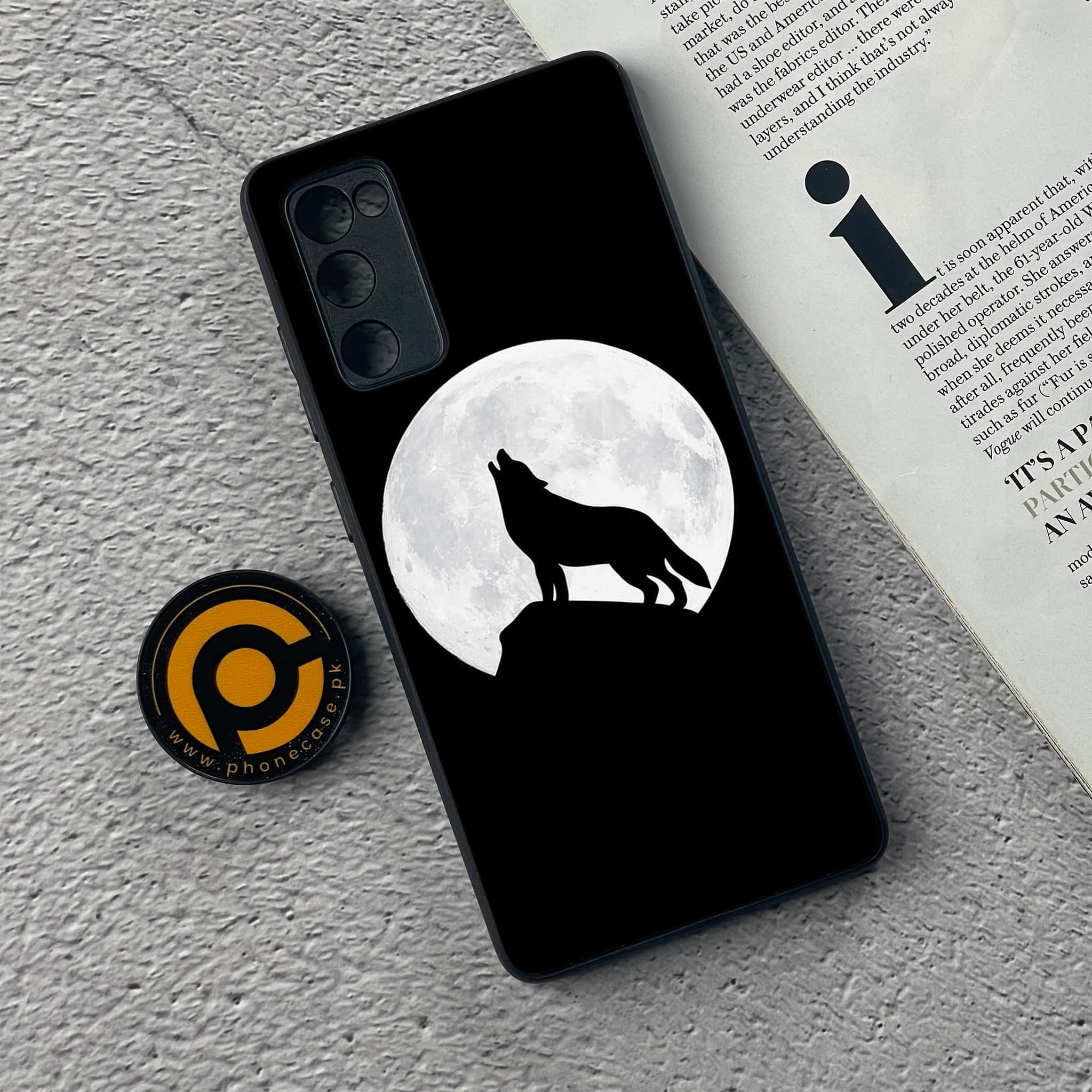 Samsung Galaxy S20 FE Wolf Series Premium Printed Glass soft Bumper shock Proof Case