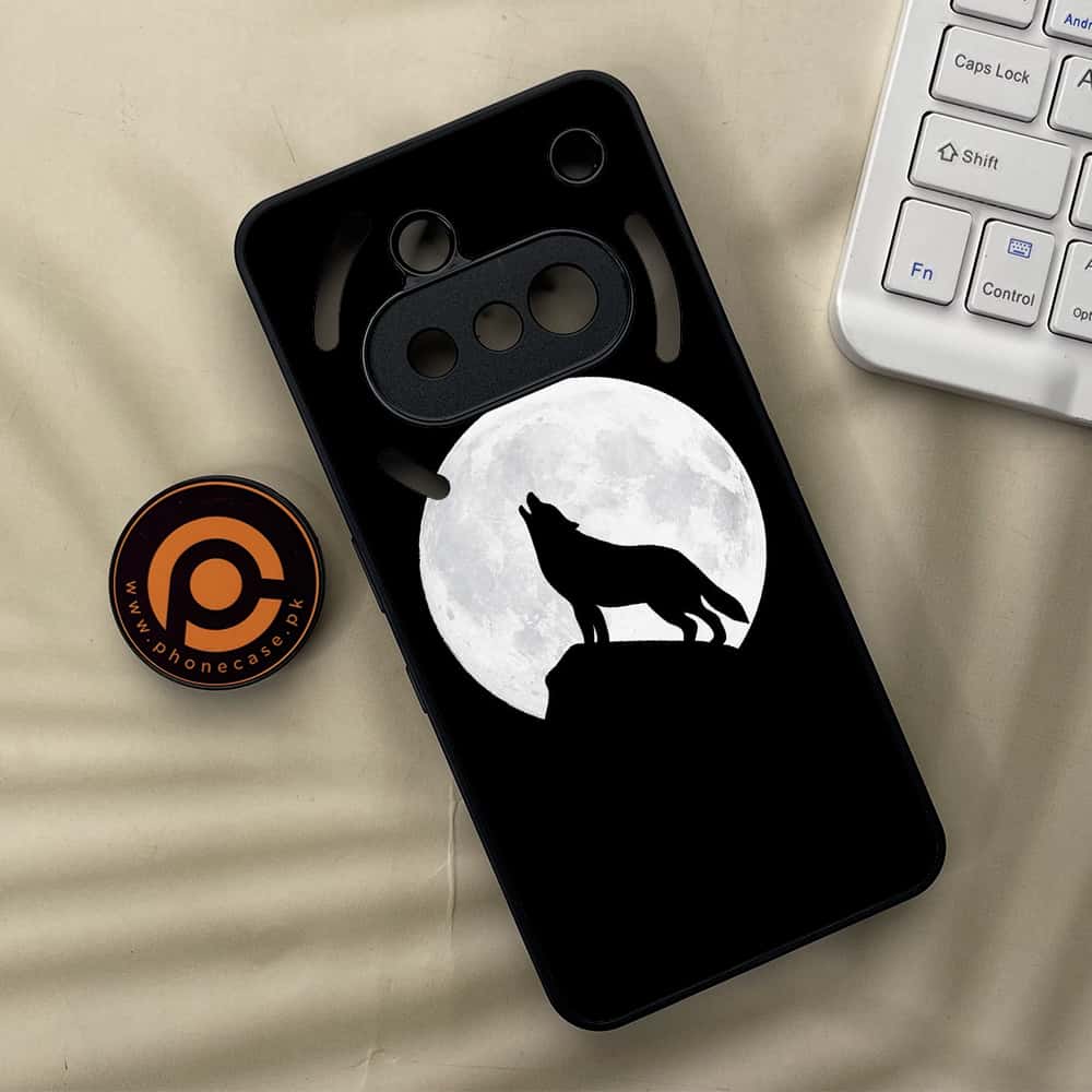Nothing Phone 3a - Wolf Series - Premium Metal  Printed soft Bumper shock Proof Case